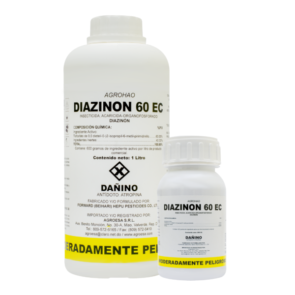 DIAZINOL DIAZINONE 60mg ANTIPARASSITARIO esterno per bovini, ovini, ca